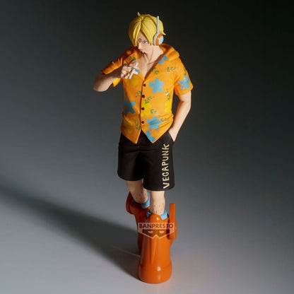 Una pieza de la estatua Shukko PVC Sanji Ver. Egghead 17 cm