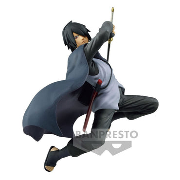 Boruto: Naruto Volgende generaties Vibratiesterren PVC -standbeeld Sasuke Uchiha 13 cm