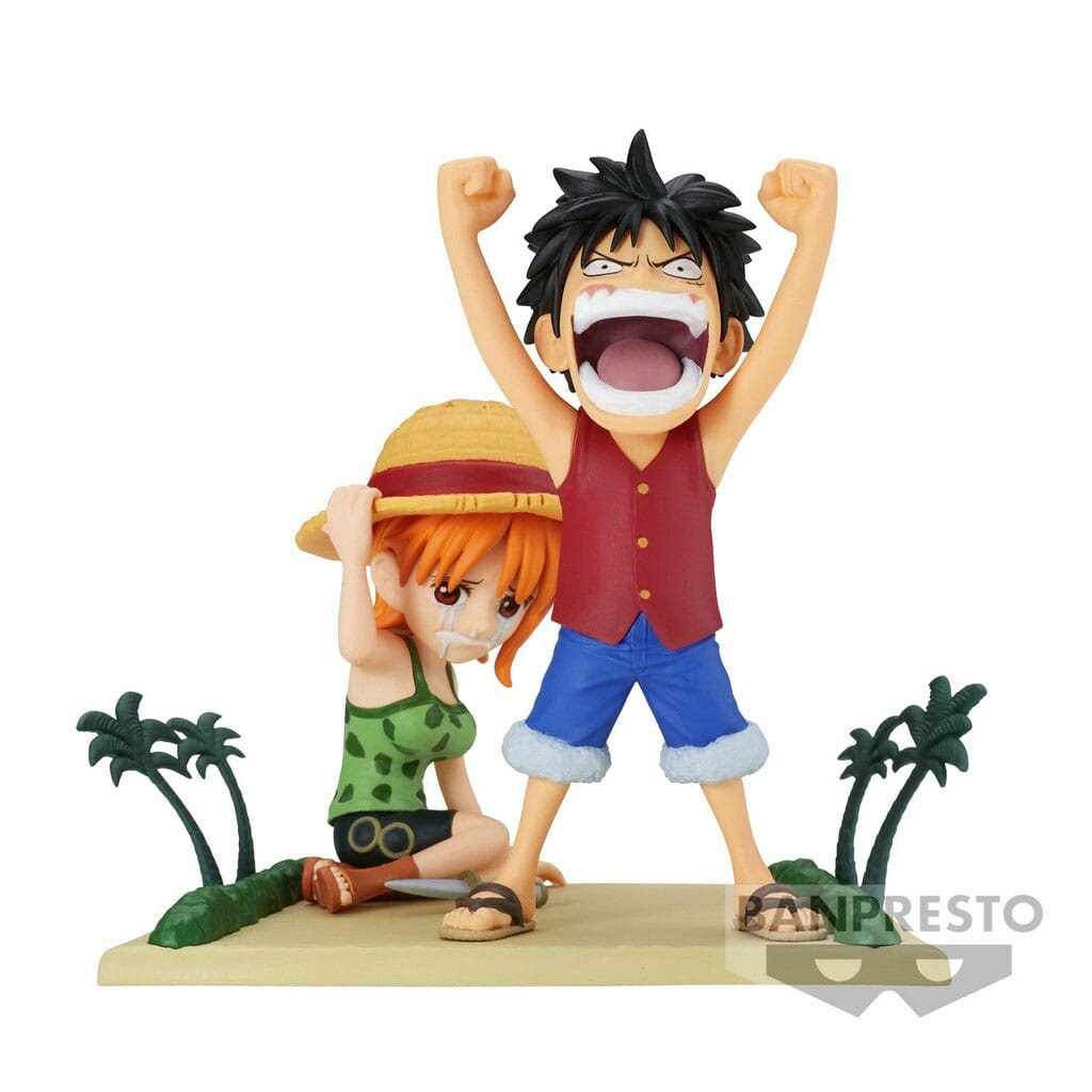 One Piece: WCF Log Stories - Luffy & Nami Figuur