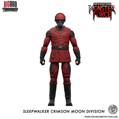 Operatie: Monster Force Action Figuur 1/12 Sleepwalker Crimson Moon Division 15 cm