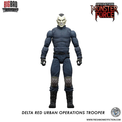 Operasyon: Monster Force Action Şekil 1/12 Delta Kırmızı Kentsel Operasyonlar Trooper 15 cm