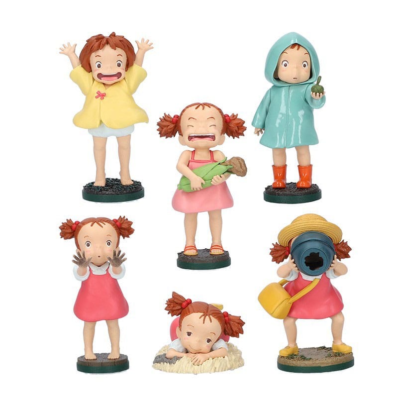 My Neighbor Totoro Mini Figures Mystery Box Pose Collection Mei Assortment (6)