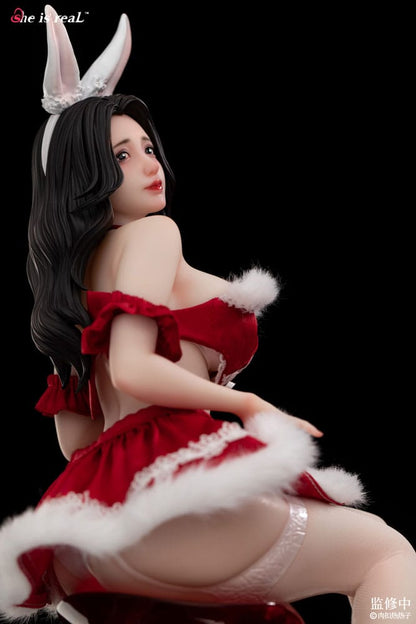 Original karakter PVC -statue 1/5 Hun er ekte rou kou re re zi 33 cm