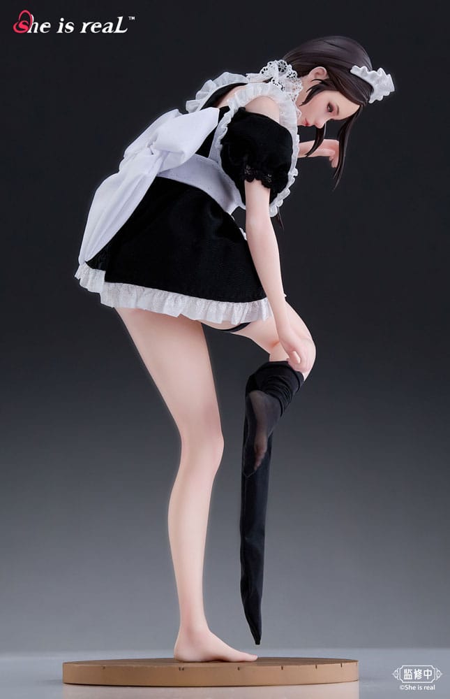 Original Character Dress Series PVC Statue 1/6 Hon är riktig vattendroppe maid 27 cm