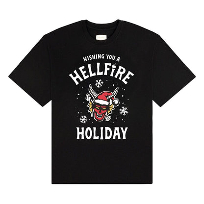 T-shirt Stranger Things vous souhaitant des vacances Hellfire