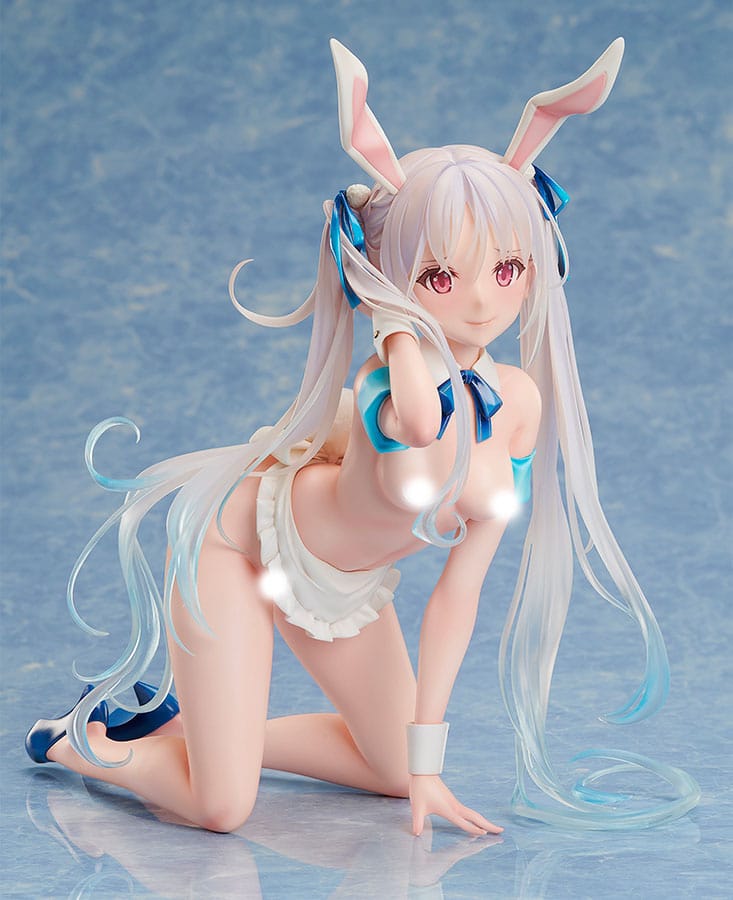 Caractère d'origine par Dsmile Bunny Series Statue 1/4 Chris Aqua Blue Bare Leg ver. 24 cm