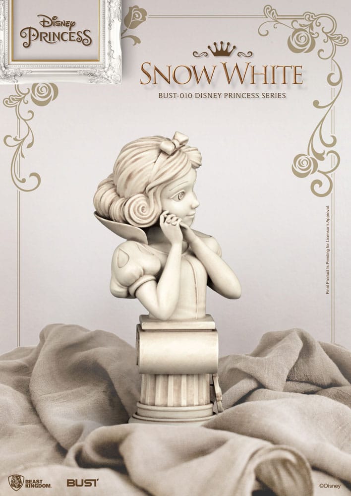 Disney Princess Series PVC Bust Snow White 15 cm