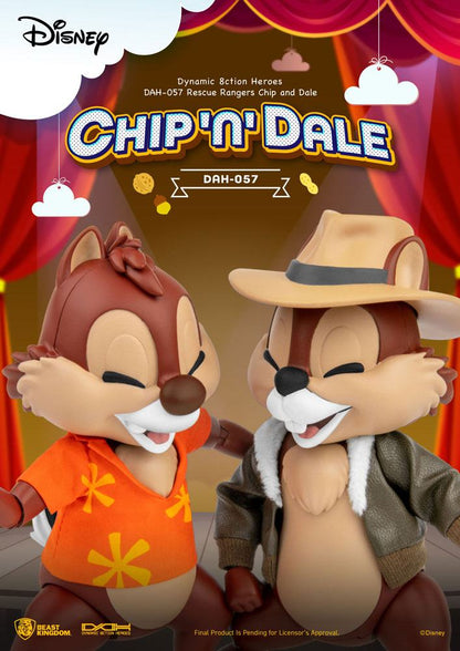 Chip 'n Dale: Rescue Rangers Dynamic 8ction Heroes Action Figures 1/9 Chip & Dale 10 cm