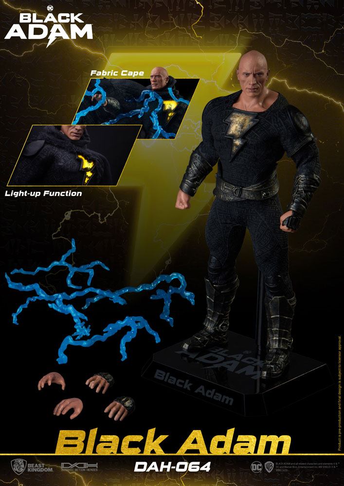 Black Adam Dynamic 8ction Heroes Azione Figura 1/9 Black Adam 18 cm