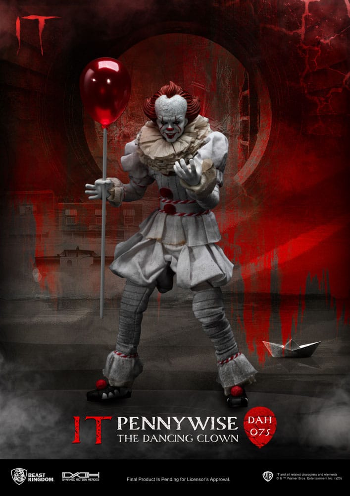 Stephen Kings It Dynamic 8ction Heroes Action Figure 1/9 Pennywise 21 cm