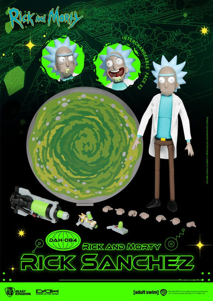 Rick og Morty Dynamic 8ction Heroes Action Figur 1/9 Rick Sanchez 23 cm