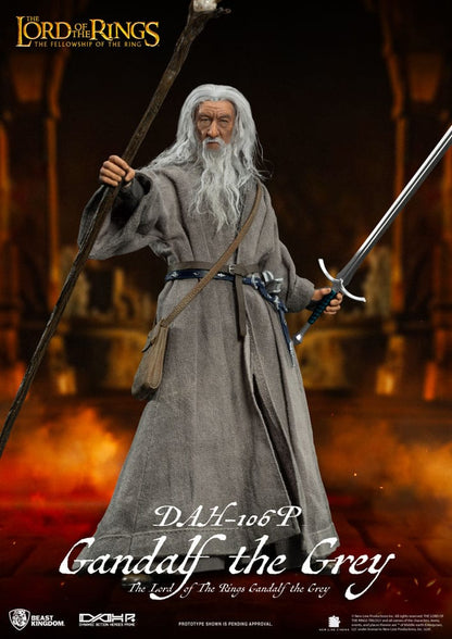Lord of the Rings Dynamic 8ction Heroes Action Figur 1/9 Gandalf The Grey 21 cm