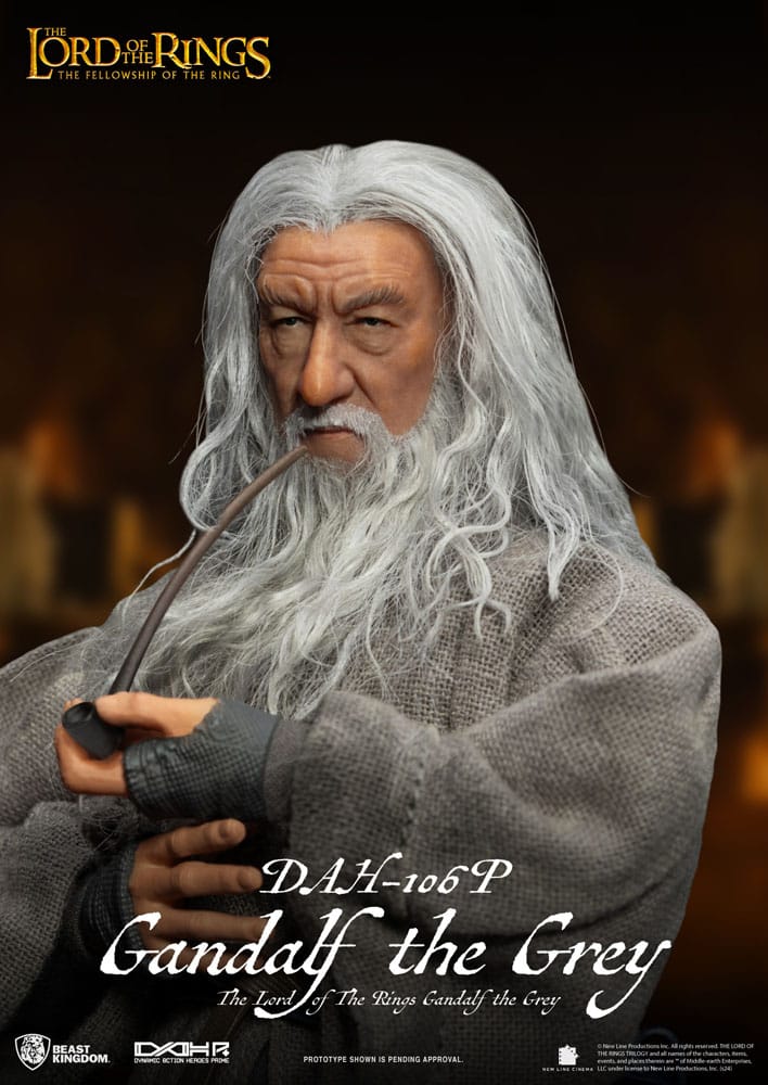 Lord of the Rings Dynamic 8ction Heroes Action Figur 1/9 Gandalf The Grey 21 cm