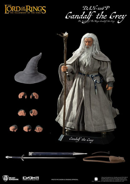 Lord of the Rings Dynamic 8ction Heroes Action Figur 1/9 Gandalf The Grey 21 cm
