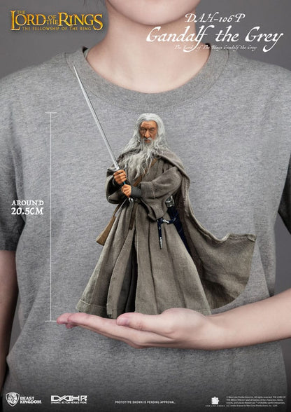 Lord of the Rings Dynamic 8ction Heroes Action Figur 1/9 Gandalf The Grey 21 cm
