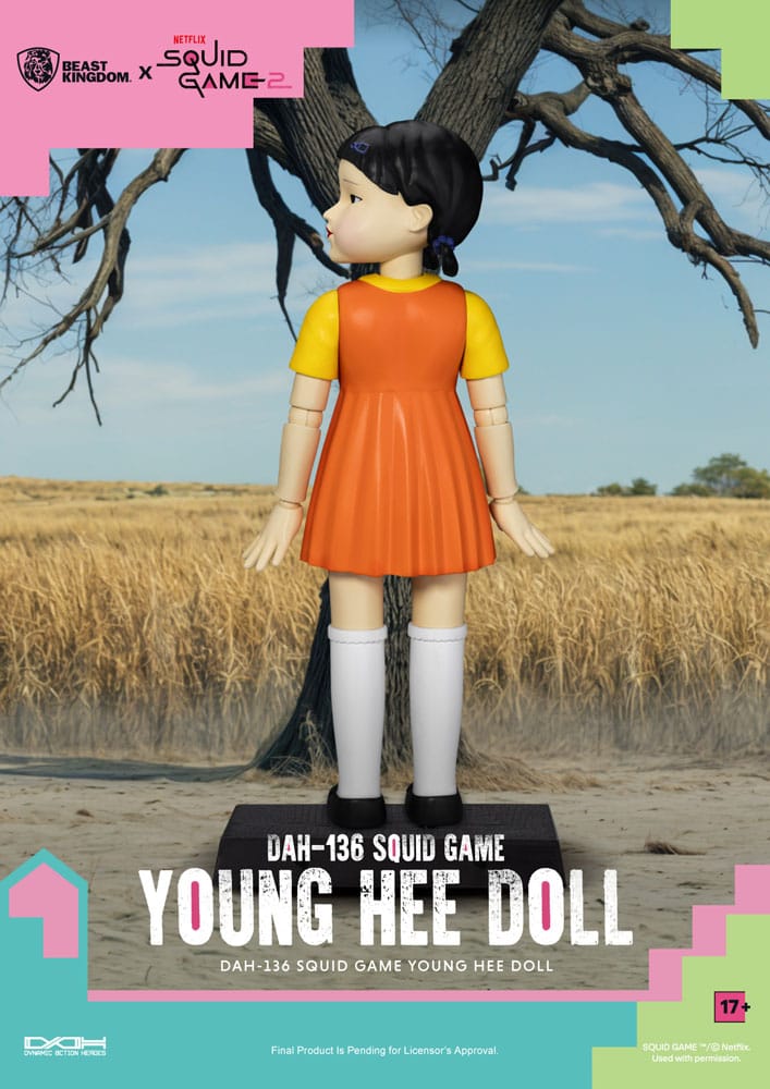 Squid Game Action Figur med Lyd Young Hee Doll 30 cm