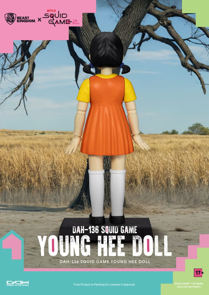 Squid Game Action Figur med Lyd Young Hee Doll 30 cm