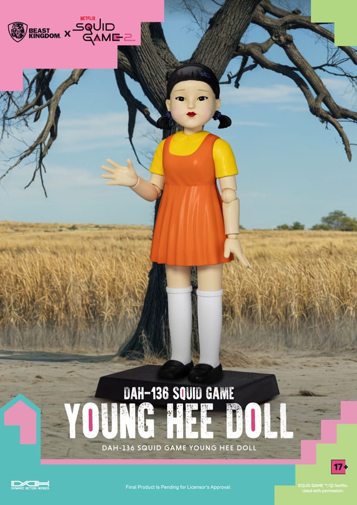 Squid Game Action Figur med Lyd Young Hee Doll 30 cm