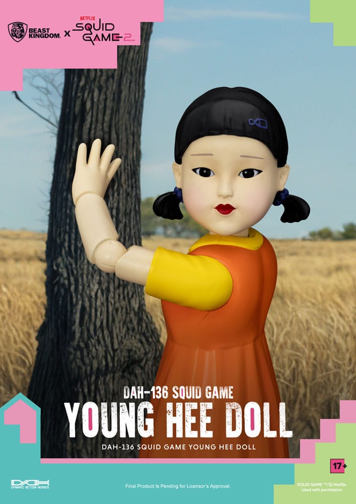 Squid Game Action Figur med Lyd Young Hee Doll 30 cm