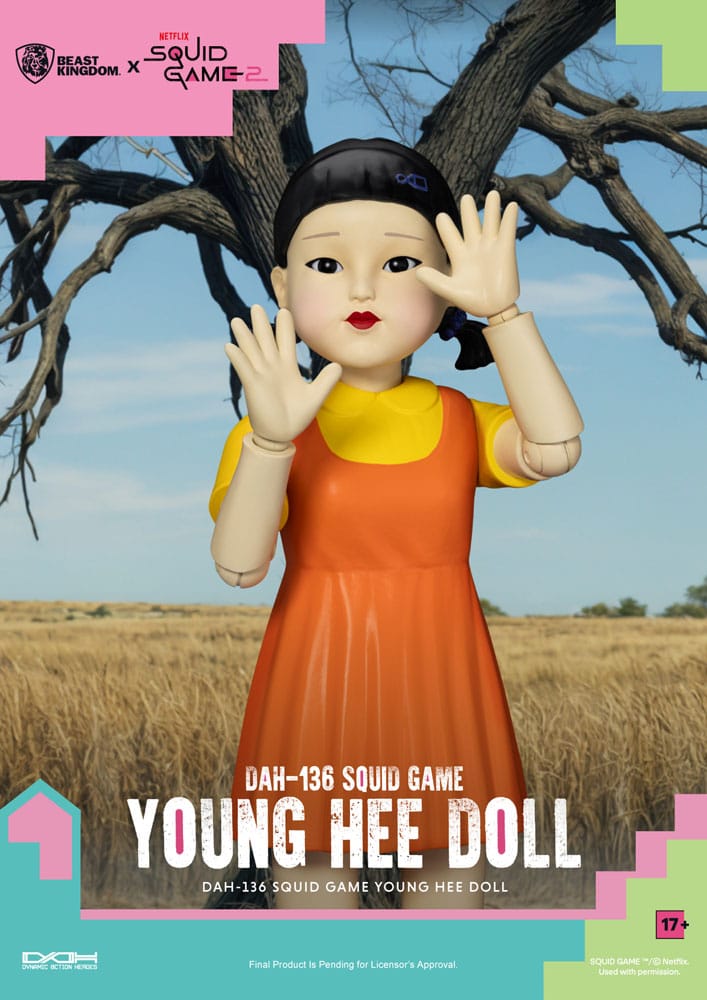 Inktvisspel Actiefiguur met geluid Young Hee Pop 30 cm