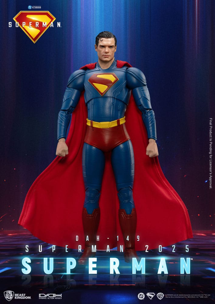 Superman (2025) akcijska figura Superman & Krypto 21 cm