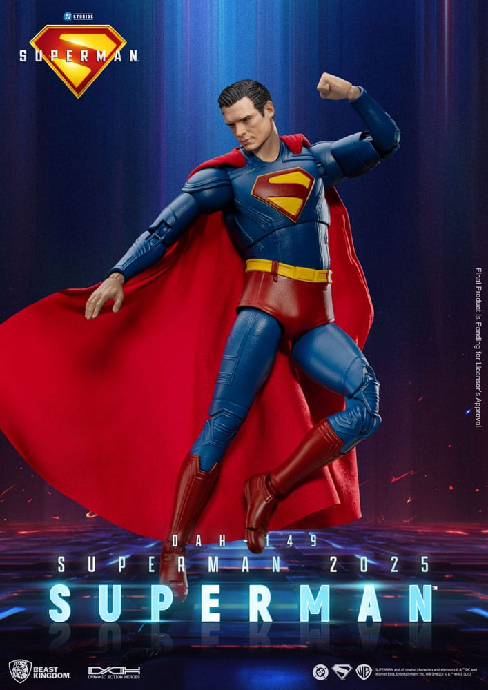 Superman (2025) akcijska figura Superman & Krypto 21 cm