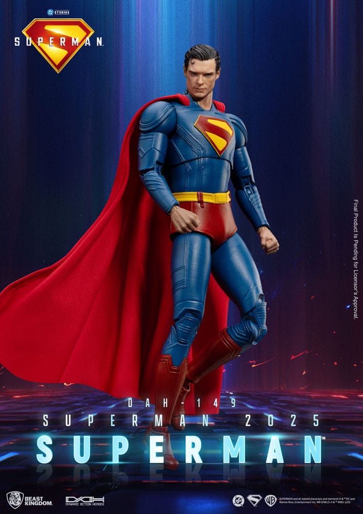 Superman (2025) akcijska figura Superman & Krypto 21 cm