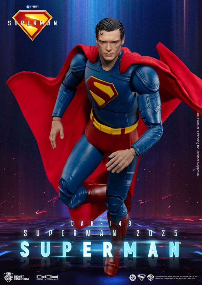 Superman (2025) akcijska figura Superman & Krypto 21 cm