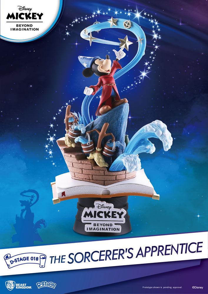 Disney: 90e Mickey Anniversary - Sorcerer's Apprentice PVC Diorama