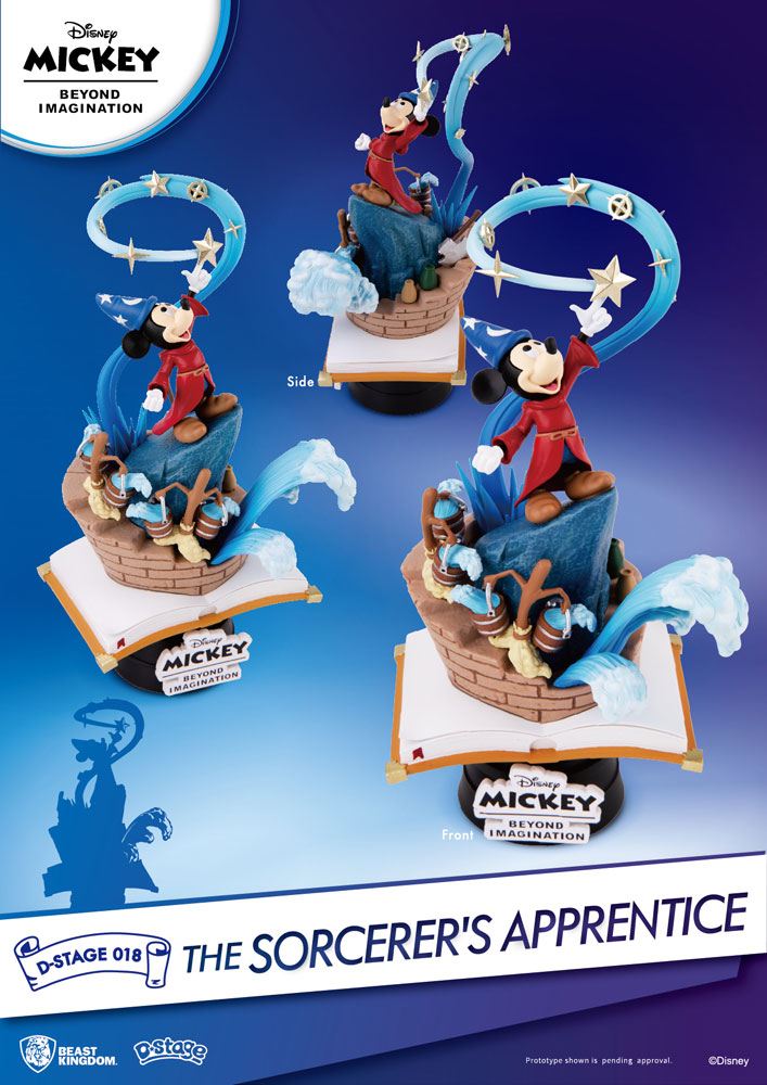 Disney: 90e Mickey Anniversary - Sorcerer's Apprentice PVC Diorama