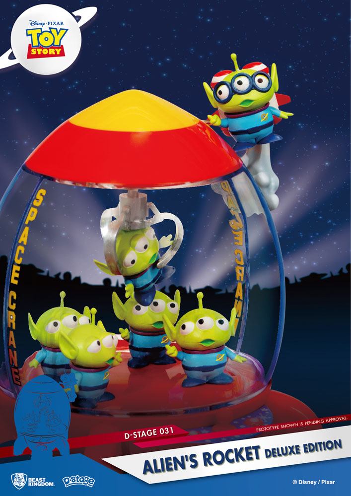 Toy Story D-Stage PVC Diorama Alien's Rocket Deluxe Edition 15 cm