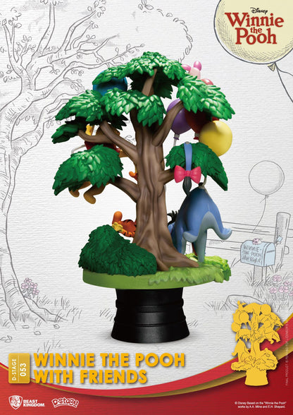 Disney D-Stage PVC Diorama Winnie the Pooh med venner 16 cm