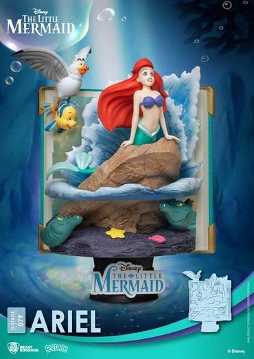 Disney Story Kitap Serisi D-Stage PVC Diorama Ariel 15 cm