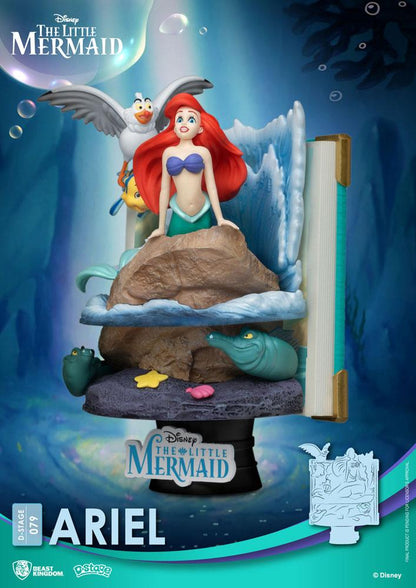 Disney Story Book Series D-Stage Pvc Diorama Ariel 15 cm