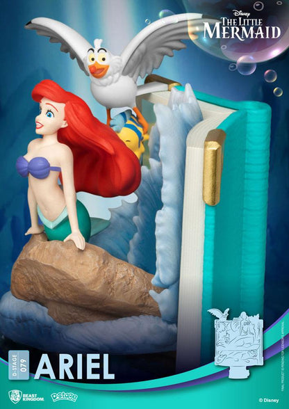 Disney Story Book Series D-Stage Pvc Diorama Ariel 15 cm