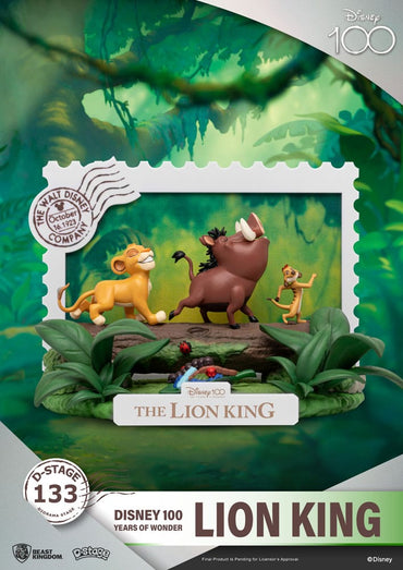 Disney 100 Jahre Wunder D-Stufe PVC Diorama Lion King 10 cm