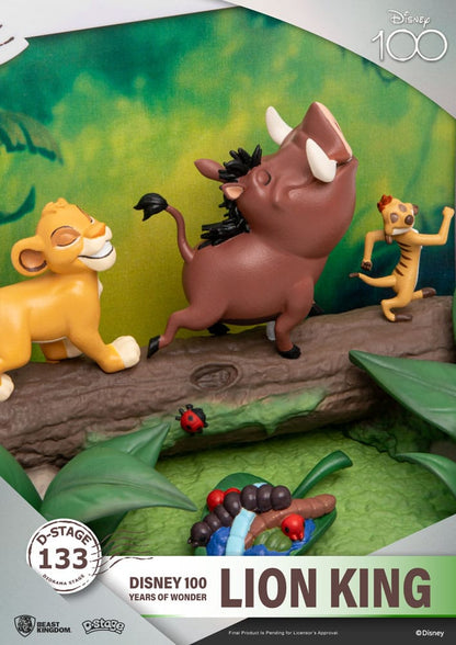 Disney 100 anni di Wonder D-Stage Pvc diorama Lion King 10 cm