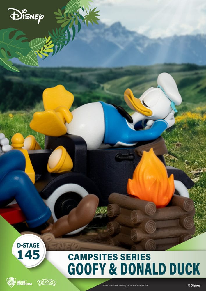 Disney: Campsites Series - Goofy & Donald Duck PVC Diorama