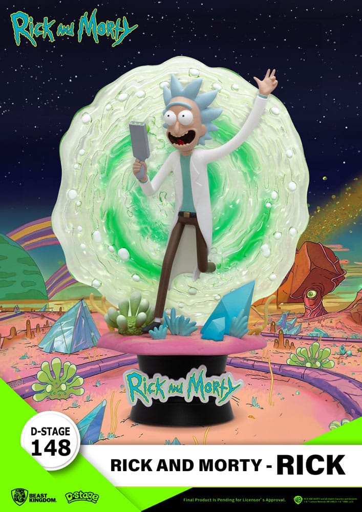 Rick & Morty D-Stage PVC Diorama Rick 14 cm