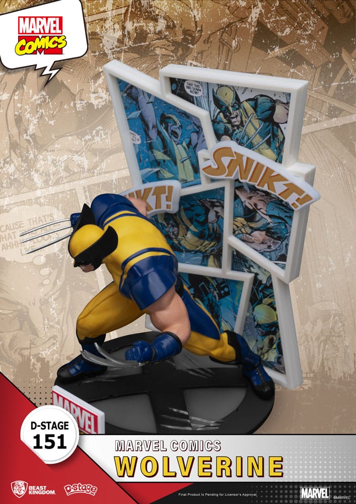 Marvel D-Stage PVC Diorama Wolverine 16 cm