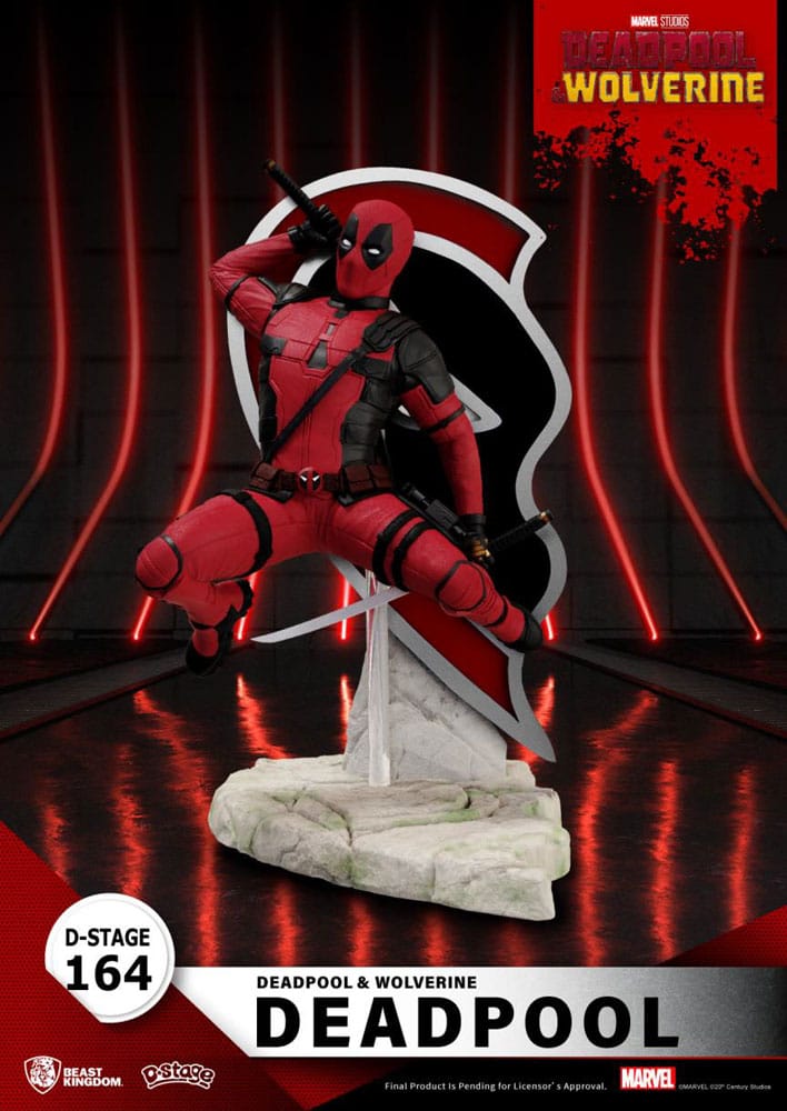 Deadpool 3 D-Stufe PVC Diorama Deadpool 16 cm