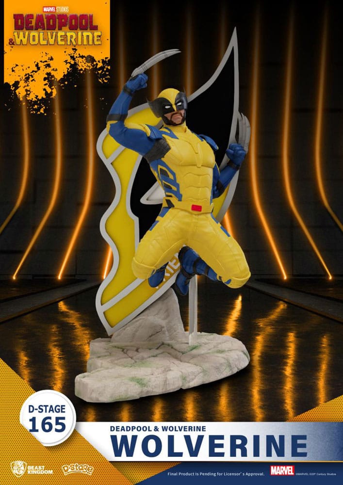 Deadpool 3 D-Aşamalı PVC Diorama Wolverine 16 cm