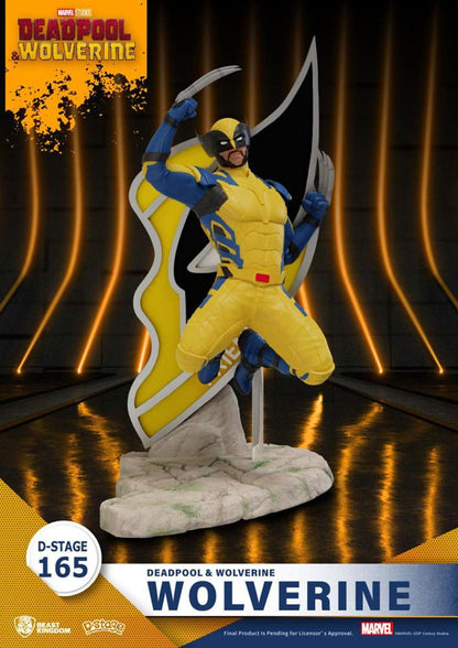 Deadpool 3 D-Aşamalı PVC Diorama Wolverine 16 cm