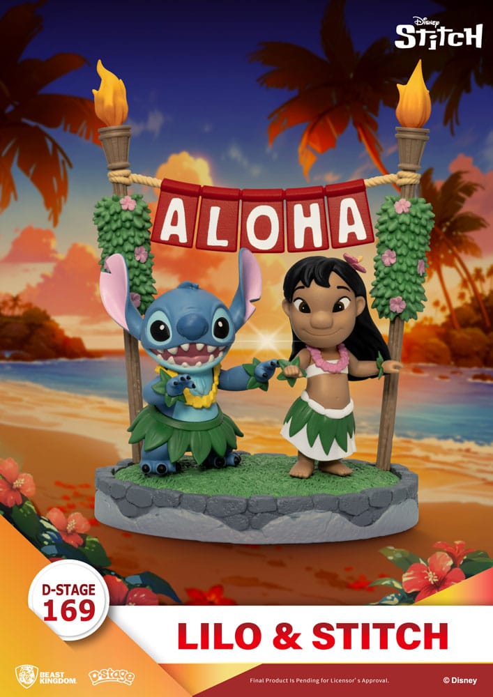 Lilo & Stitch D-Stage Pvc diorama Lilo & Stitch 16 cm