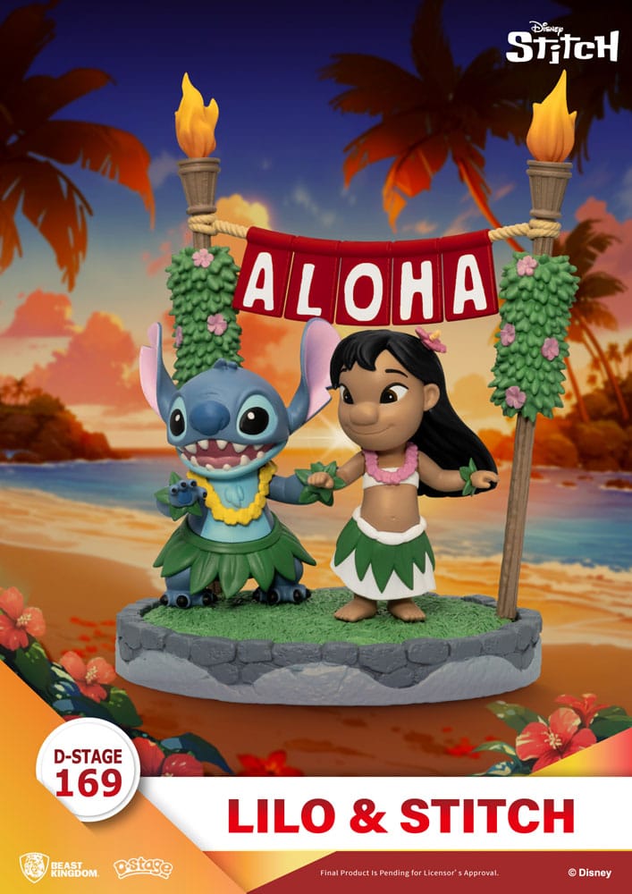 Lilo & Stitch D-Stage Pvc diorama Lilo & Stitch 16 cm