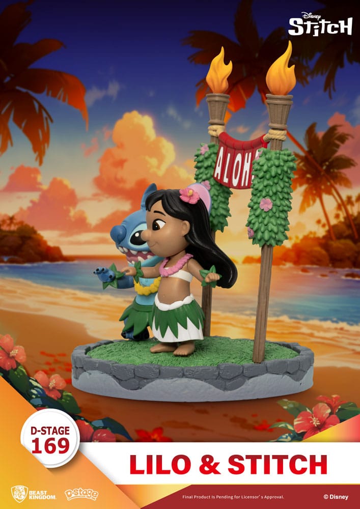Lilo & Stitch D-Stage Pvc diorama Lilo & Stitch 16 cm