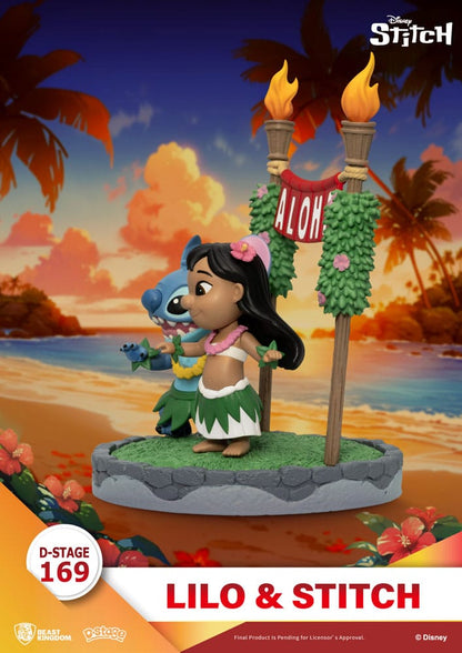 Lilo & Stitch D-Stage Pvc diorama Lilo & Stitch 16 cm