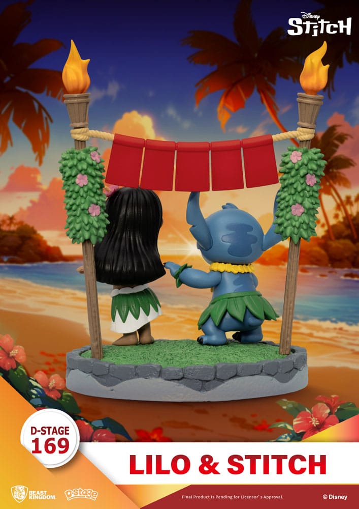 Lilo & Stitch D-Stage Pvc diorama Lilo & Stitch 16 cm