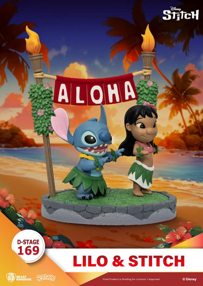 Lilo & Stitch D-Stage Pvc diorama Lilo & Stitch 16 cm