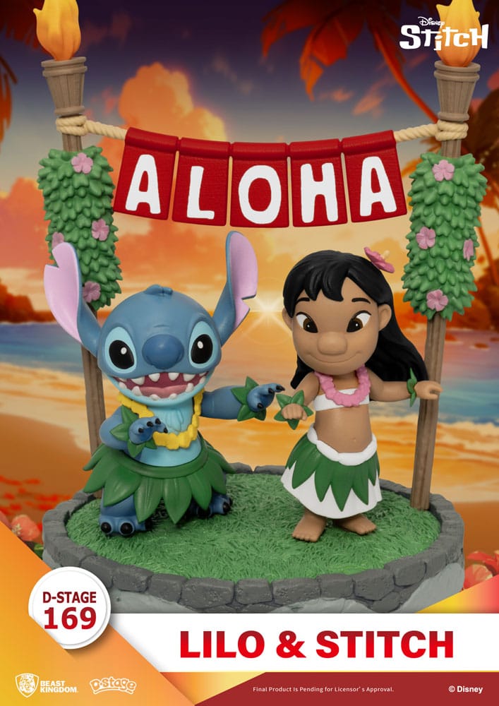 Lilo & Stitch D-Stage Pvc diorama Lilo & Stitch 16 cm